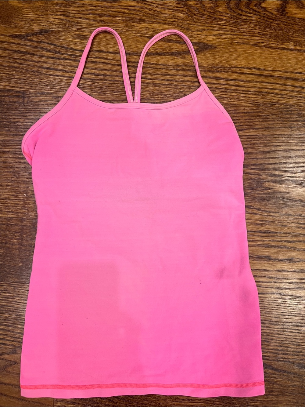 lululemon athletica Neon Pink Double-Strap Tank